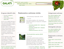 Tablet Screenshot of galati.sk
